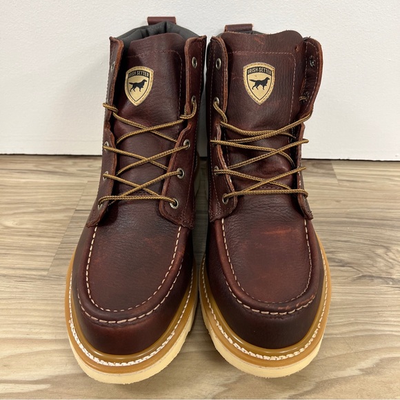 Irish Setter By RED WING ASHBY 6-INCH LEATHER SOFT TOE Work BOOT MEN'S NWOB - Picture 2 of 6